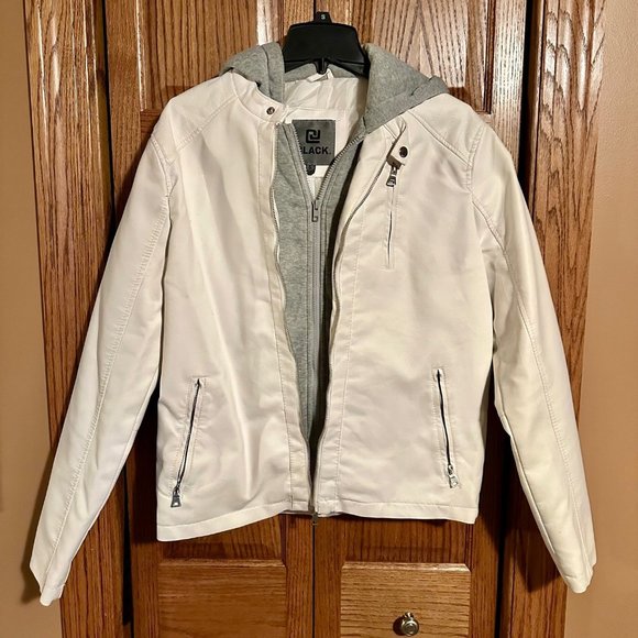 Rue21 Other - Rue21 Black - White Leather Jacket